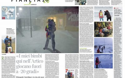 ‘A family in the Arctic’ featured by Corriere della Sera