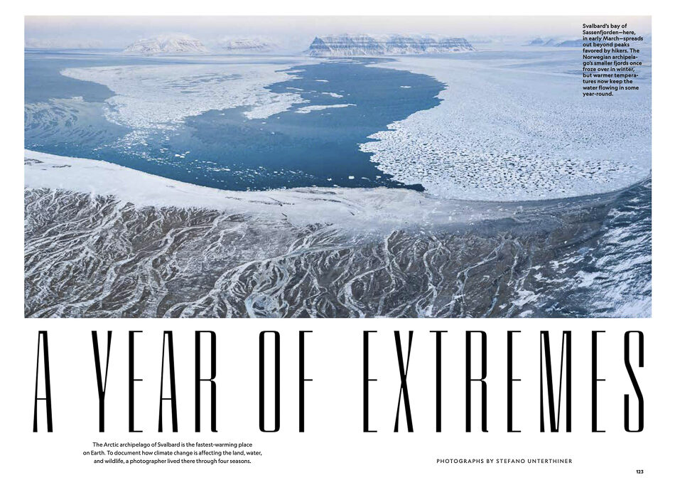 Svalbard project featured by National Geographic
